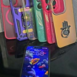 Apple iPhone 15 Pro 256GB - Blue Titanium – Excellent Condition – Cases Included – Spectrum (Unlock Immediately After Payoff)