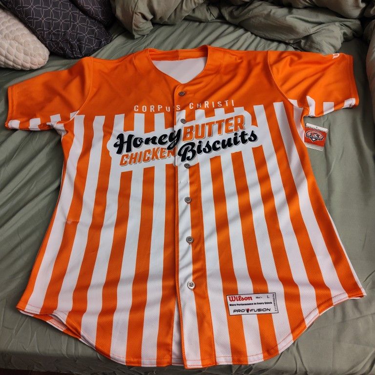 (70) CC Hooks Limited Edition Honey Butter Chicken Jersey (L)