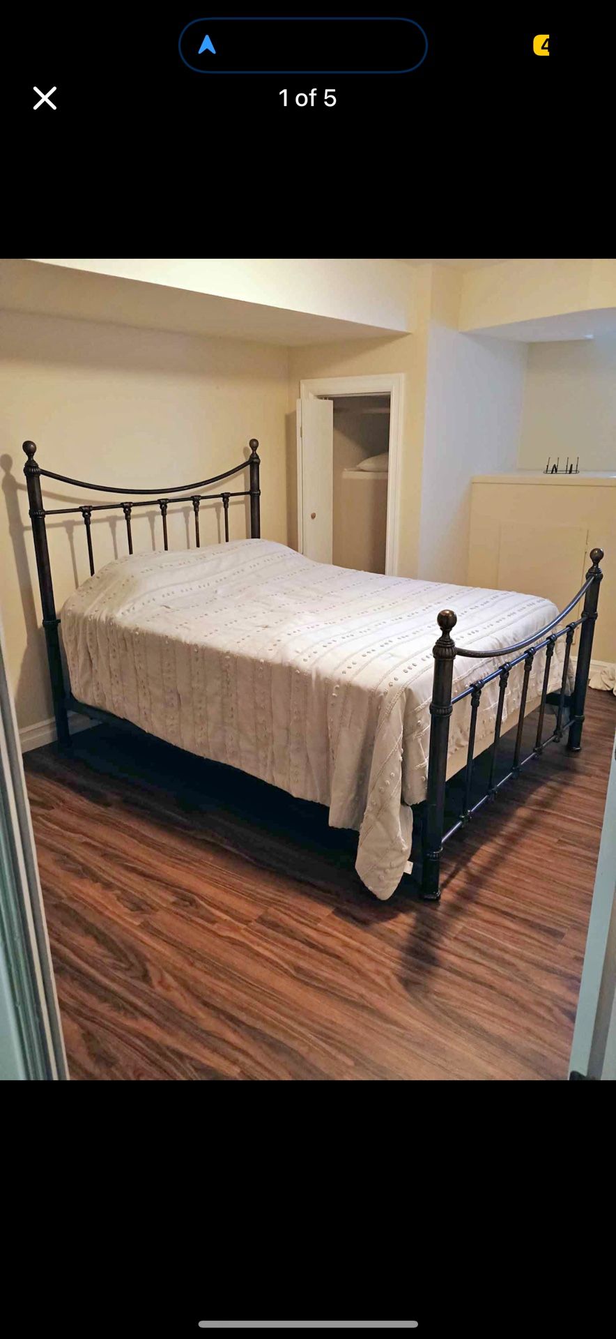 IKEA Full Bed Frame /full Mattress 