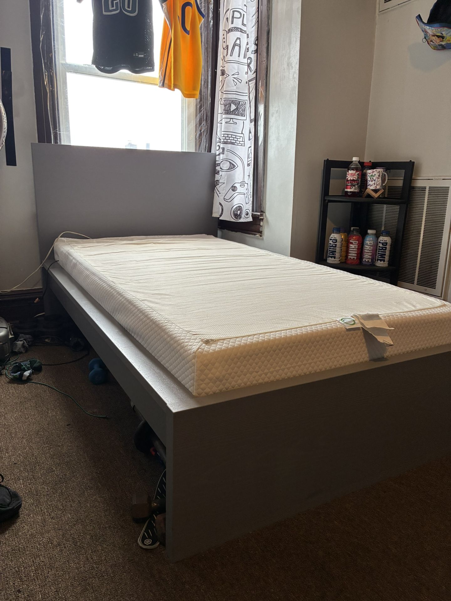 IKEA Like New Twin Bed With Mattress