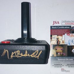 NOLAN BUSHNELL FOUNDER SIGNED ATARI FLASHBACK SYSTEM CONTROLLER JSA COA RARE!