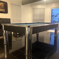 Pool Table 8ft ( Free Delivery & Set Up & New Color Felt Of Your Choice