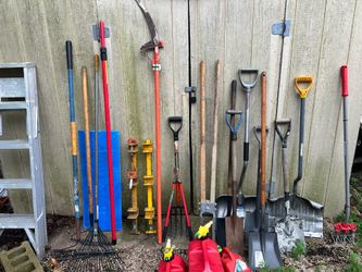 Assorted lawn care equipment