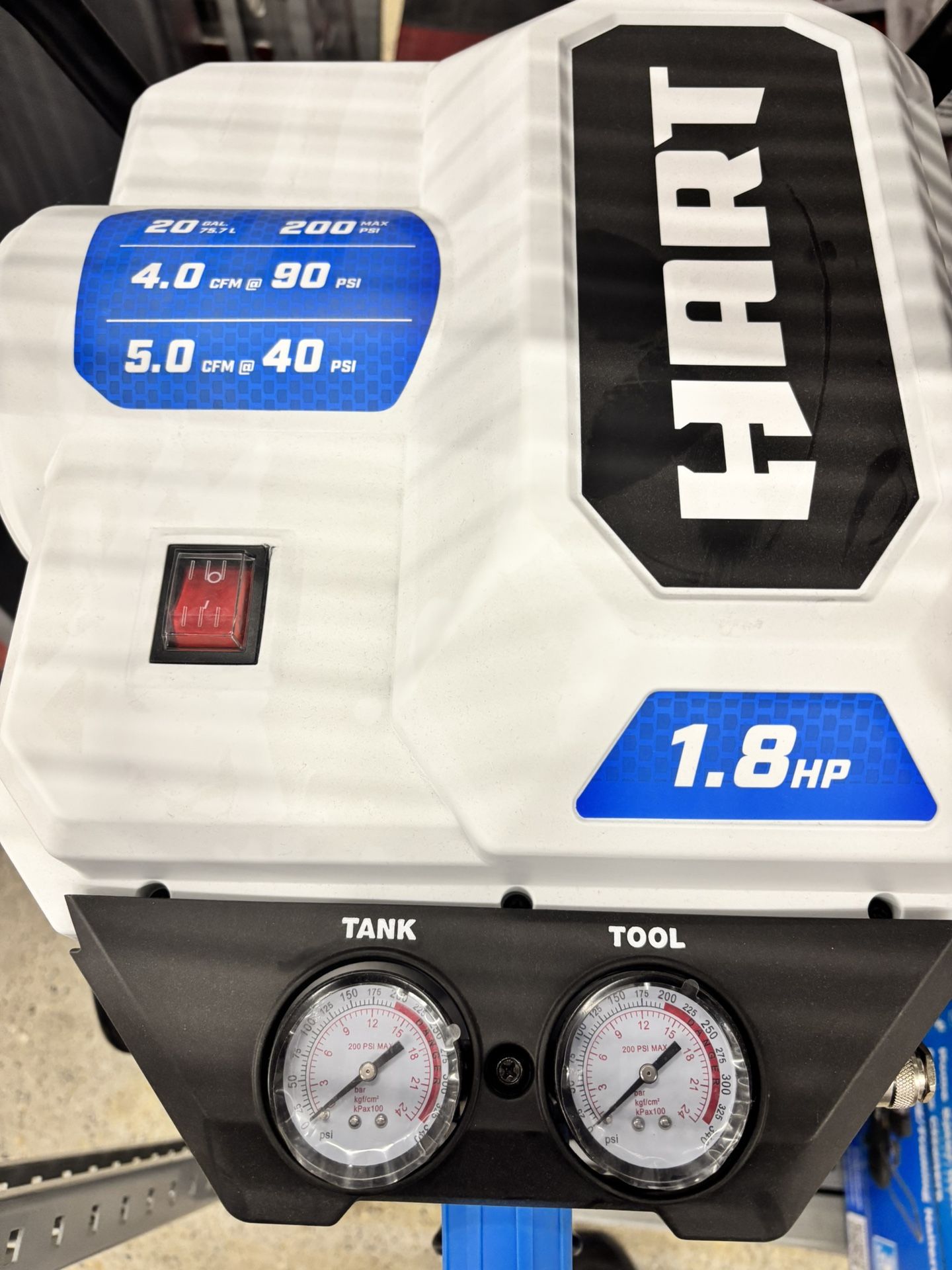 New Hart Psi 20 Gal 200psi Max Compressor