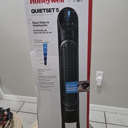 🌬️ NEW Honeywell 40” QuietSet Oscillating Tower Fan – Black
