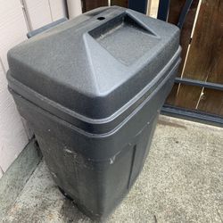 Rubber made Wheeled Garbage Can 