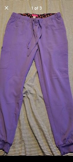 Purple scrub pant