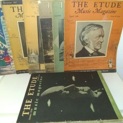 Etude Magazines (14 in Lot ) from 1930s - Sheet Music