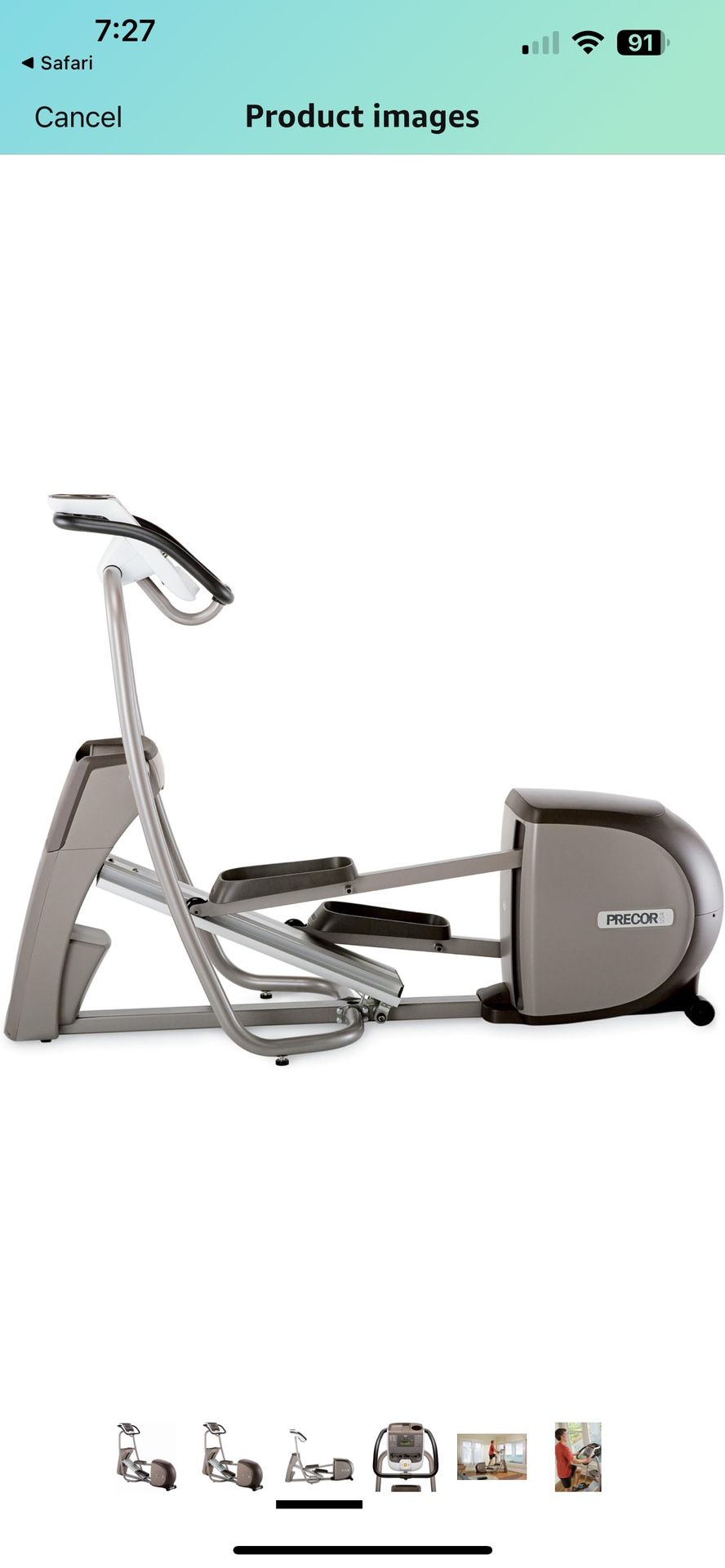 Precor EFX 5.31 Elliptical Great For Home GYM!