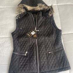 Vest With  Removable Hood