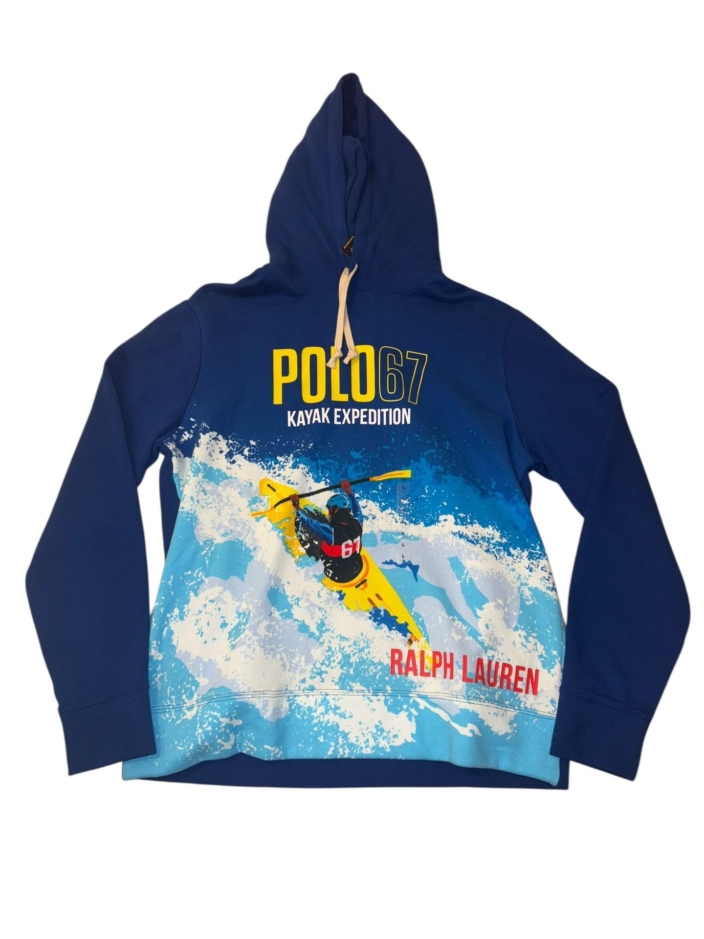 Polo Ralph Lauren Kayak Mens L Blue Sweatshirt NWT 
