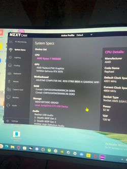 Amd ryzen 7800x3d & cors air ddr5 32gb 600hz