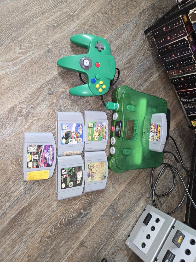Jungle green nintendo 64 bundle