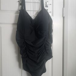 Black One Piece Swimsuit