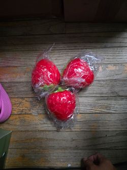 Giant Strawberry Squishy Stress