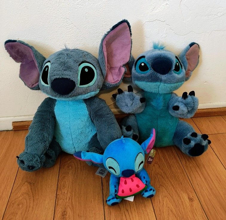 Disney Stitch Plushies. Fontana Pickup 