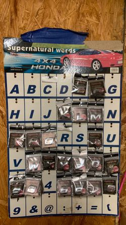 Automotive lettering