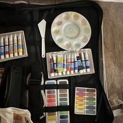 Artists Loft Mixed Media Set Including Easel