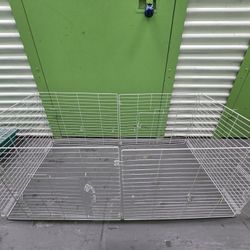 Used Open Top Rabbit Cage