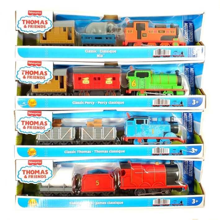 NEW 2025 Fisher-Price Thomas & Friends Motorized 80th Anniversary (SET OF 4)