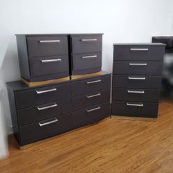 NEW 6 DRAWER DOUBLE DRESSER WITH A NIGHT STAND 😊 ASSEMBLED
