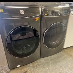 Samsug Steam Washer And Dryer Gas Smart Large Capacity 