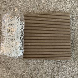 Letter board 12in x 12in with Letters