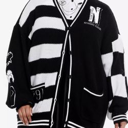 Wednesday (Nevermore Academy) Cardigan- 3 Pictures-See Info