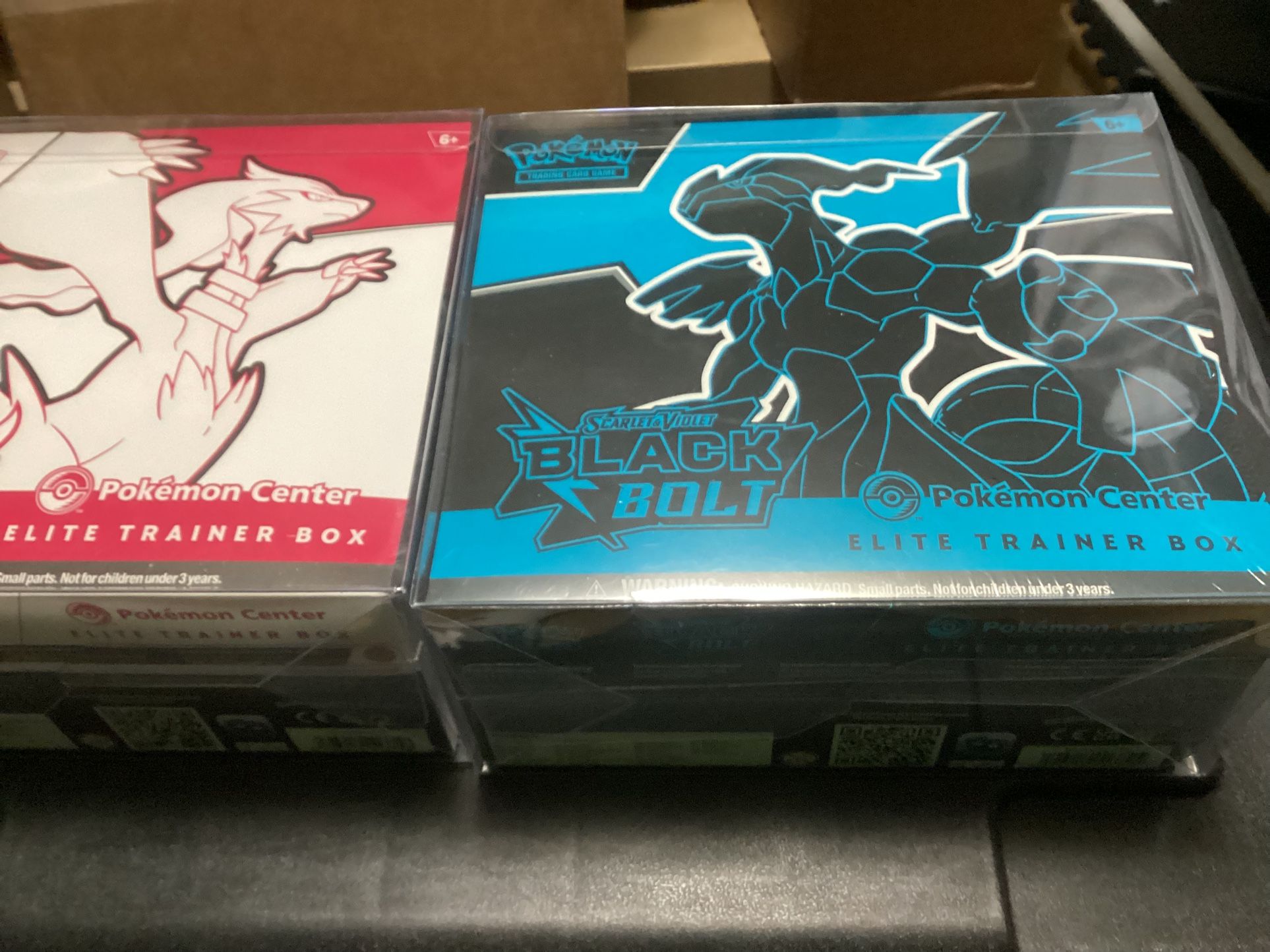 Pokémon Center Black Bolt & White Flare ETB Set Of 2