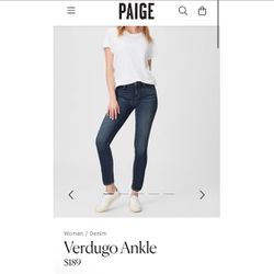 Paige Verdugo Ankle Jeans - 30