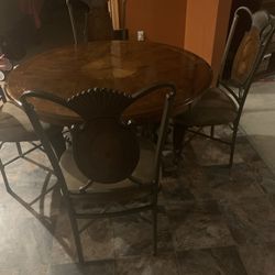 Ashley Furniture Round Table With 4 Chairs
