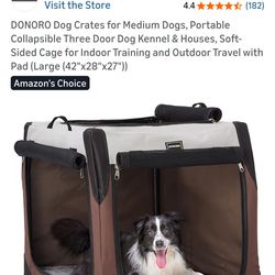 Large Dog Travel Kennel
