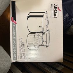 8qt Pot With Pasta And Steamer Insert