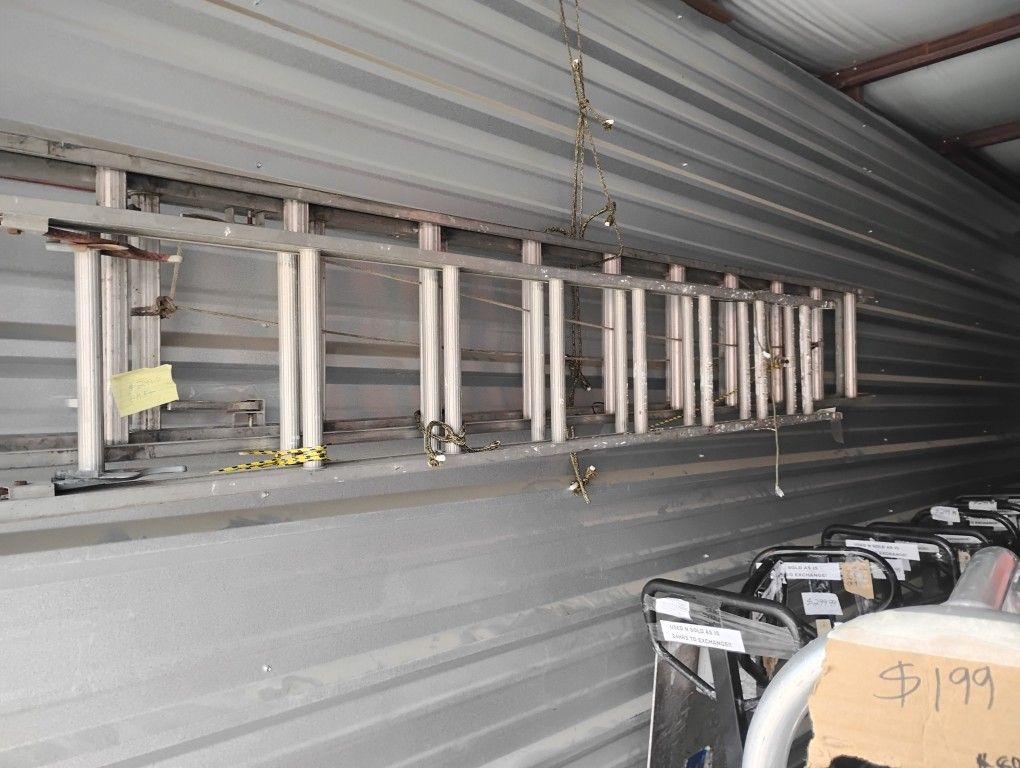 24 Ft Long Aluminum Extension Ladders $199-220