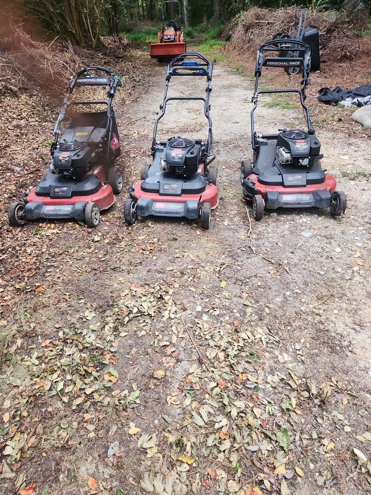 Toro 30 Inch Time Saver Mowers.