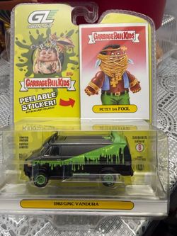Greenlight Garbage Pail Kids 1983 GMC Vandura “ Petty Da Fool” 1.64 Scale