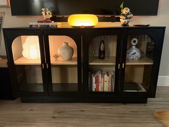 Black Cabinet Buffet Sideboard