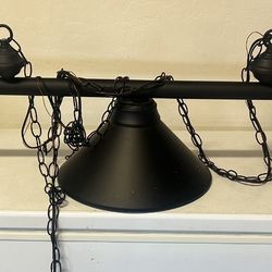 Pool Table Light Fixture. 