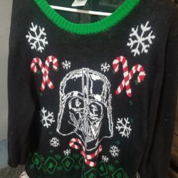 Darth Vader Sweater Size Xl Adult