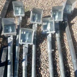 8 LED Commercial Yard/court Lights