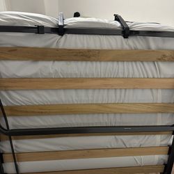 Twin Folding Bed Frame With Mattress 