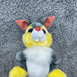 Rare Vintage Disney Stuffed Thumper Plush Toy Collectible Character From Bambi