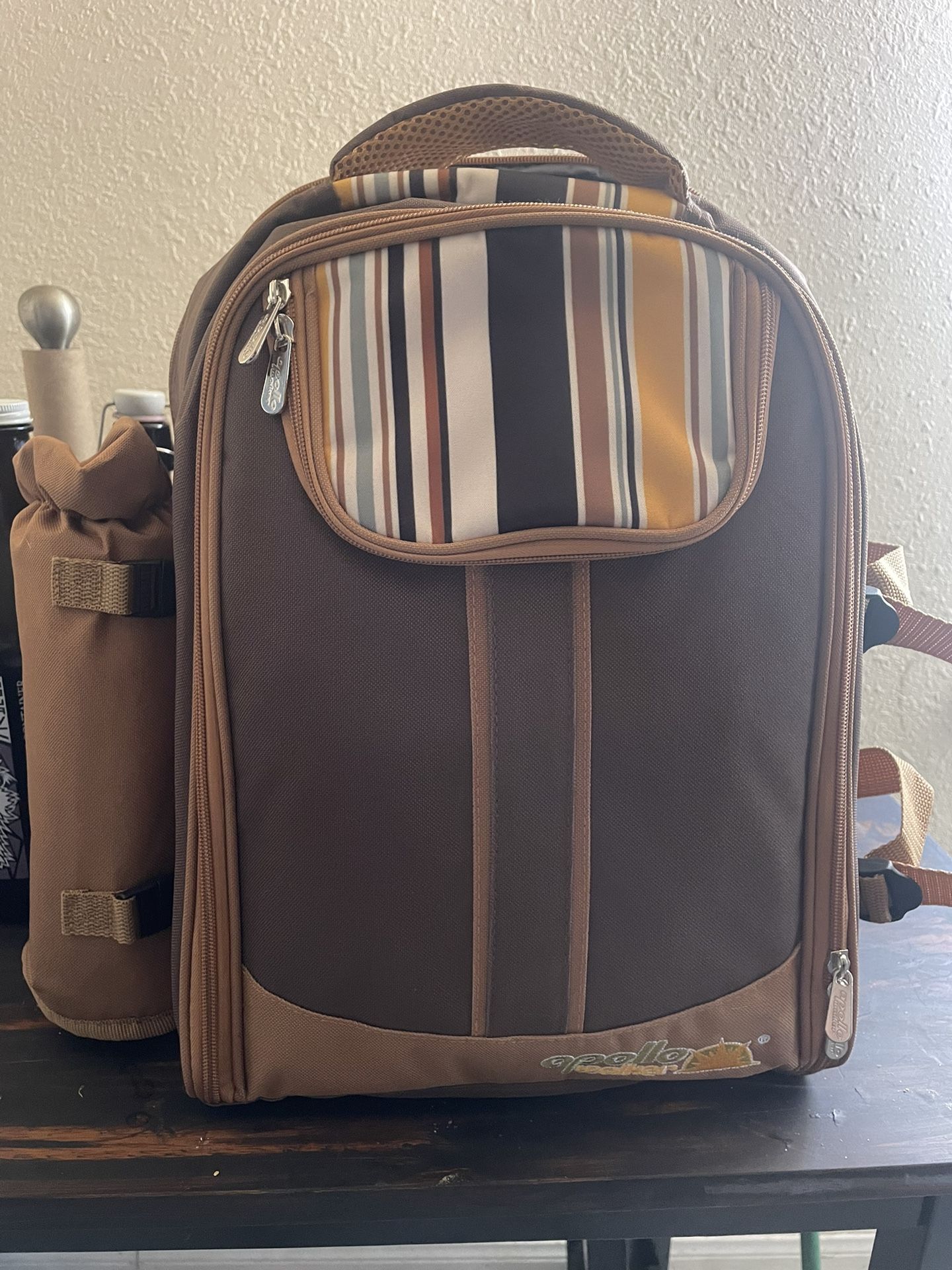 Apollo Walker Picnic Backpack Bag for 4 Person with Cooler Compartment