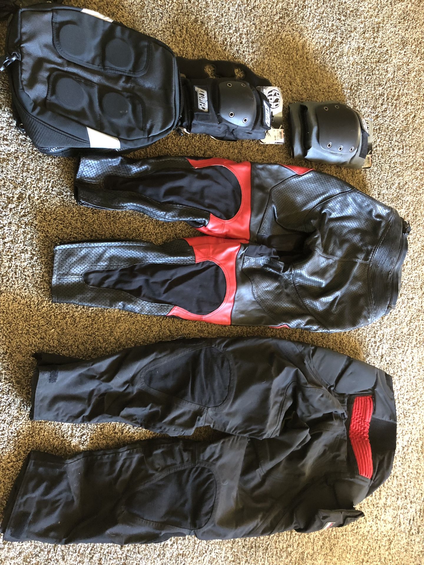 Honda Men’s Leather Motorcycle Riding Gear