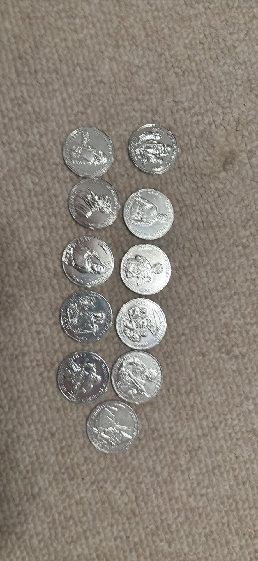 11 starwars coins