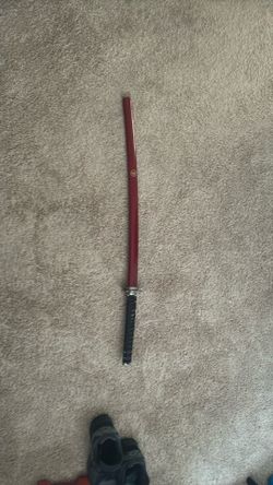 Cool red katana
