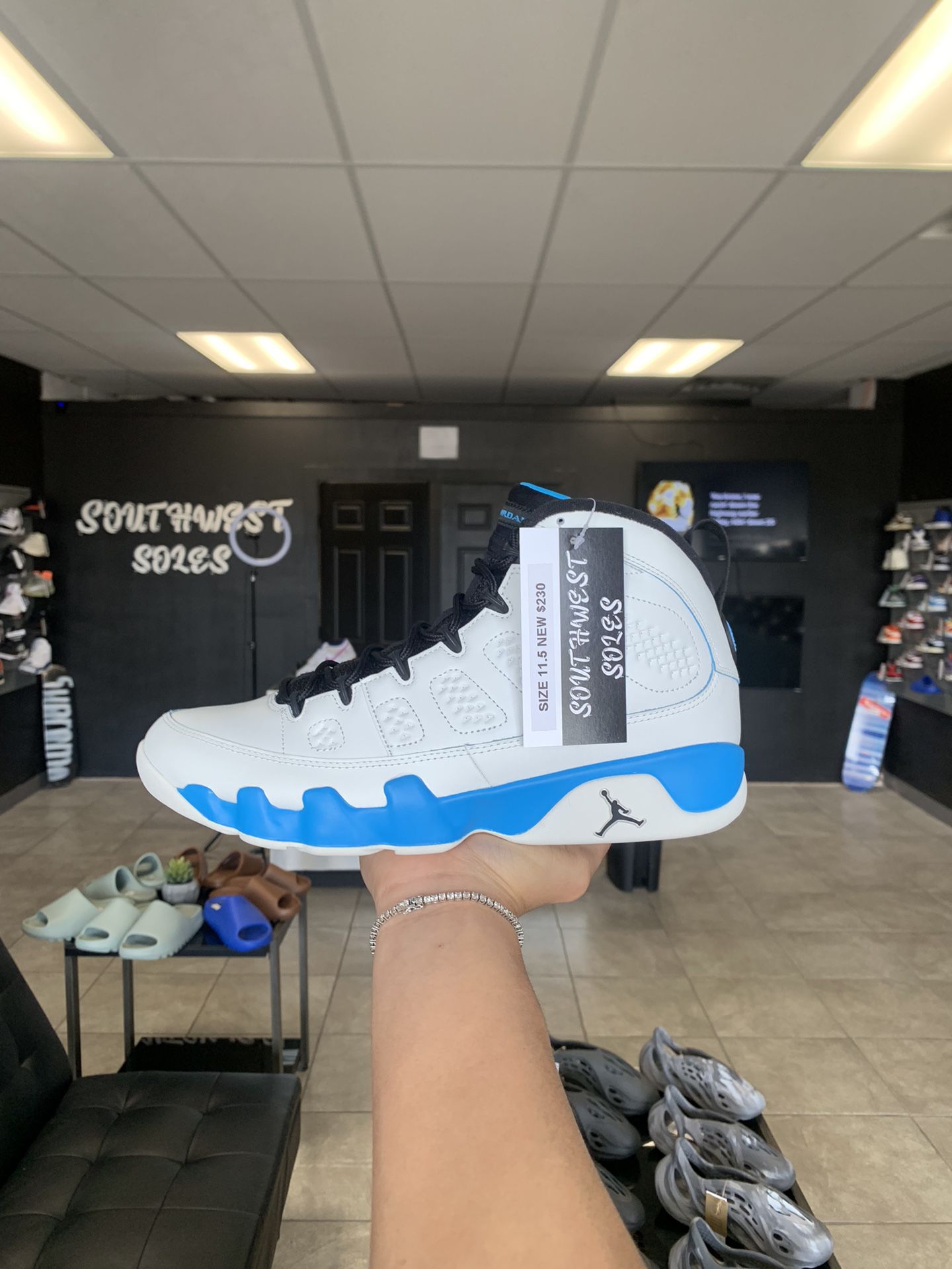 Jordan 9 Powder Blue Size 11.5 Available In Store!