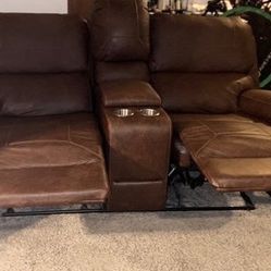 Leather Loveseat Recliners 
