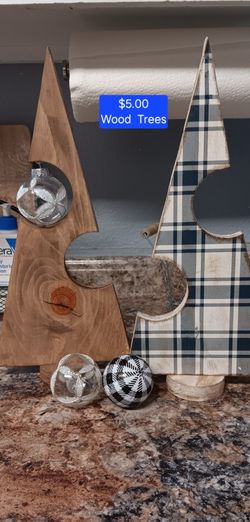 Wood Christmas Trees