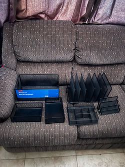 Black wire mesh desk & office & school organizers file holders storage boxes from Staples